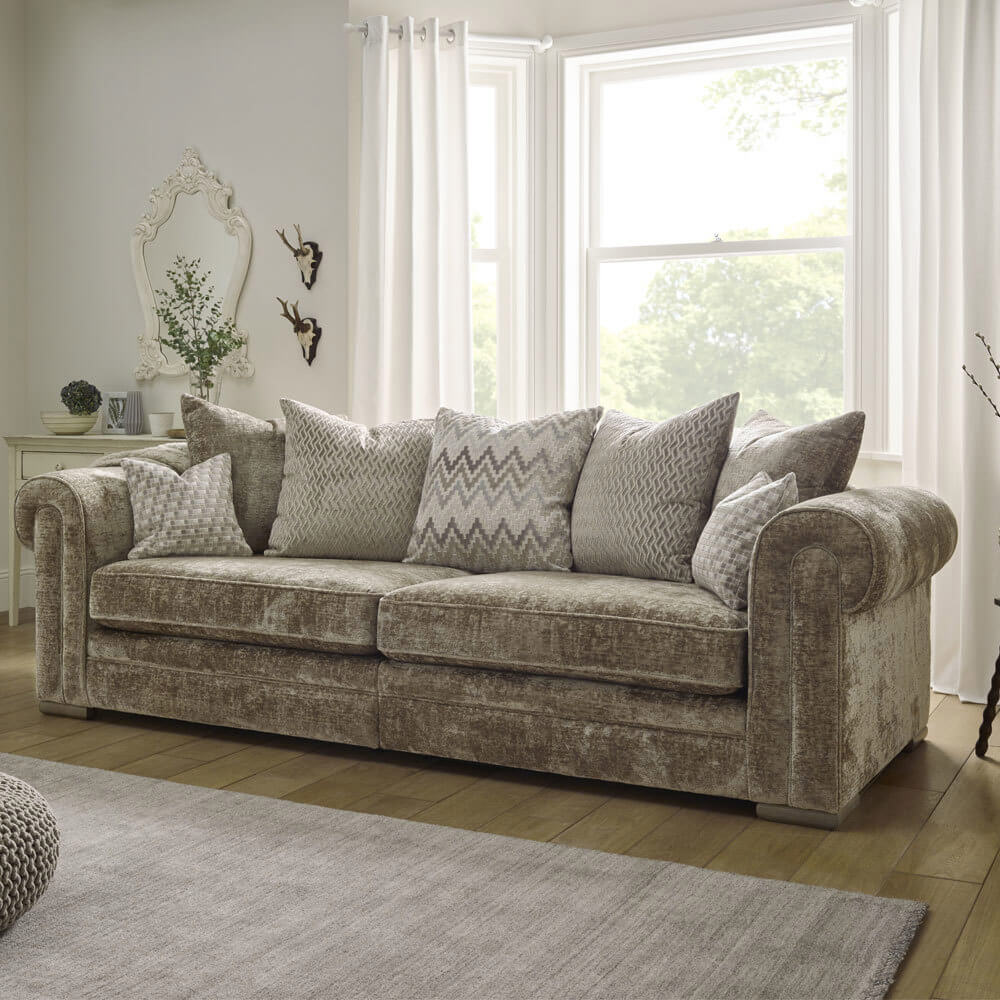 Majestic Extra Large Four Seater Split Sofa